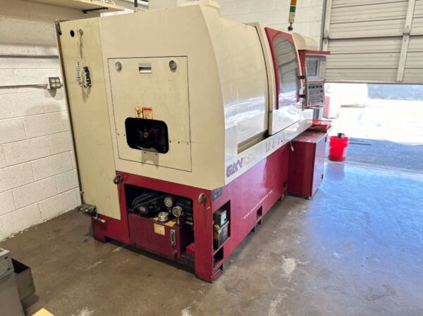 Ganesh Cyclone 32SC 7-Axis CNC Lathe, 2005 - Bar Feeder, Conveyor, With Spare Parts - Image 2