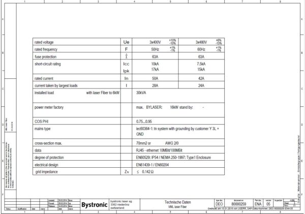 6000 Watt Bystronic BySprint Fiber 3015 Fiber Laser, 2014 - Dust Collector, Automation - Image 20