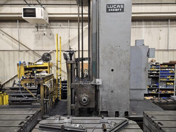 Lucas 642BFT Horizontal Boring Mill, 1973 - 4th Axis Rotary Table - Image 3