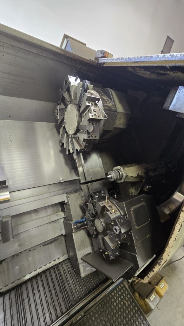 Okuma Impact LU15 CNC Lathe, 1995 - Dual Turret, Tailstock, Chip Conveyor - Image 5