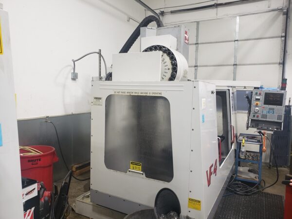 Haas VF-4 VMC, 2000 - Haas Rotary, Chip Auger, High Speed Machining - Image 3