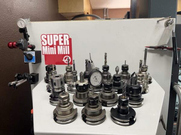 Haas Super Mini Mill, 2018 - WIPS, 4th Axis, Tooling - Image 8