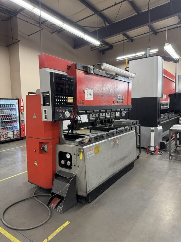 6' x 50 Ton Amada FBD-5020 CNC Hydralic Press Brake, 1986 - CNC Multi-Axis Backgauge - Image 4