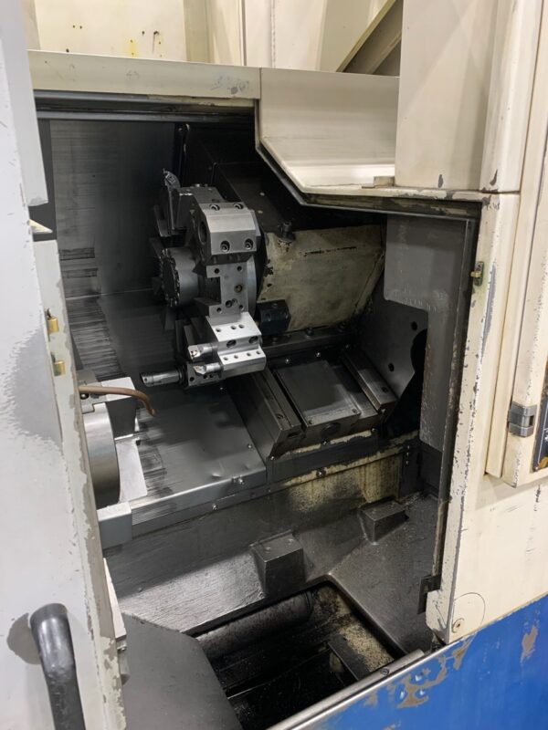 Daewoo Lynx 200GL CNC Lathe, 1999 - Parts Catcher, Tool Presetter, Chip Conveyor - Image 7