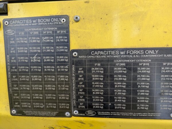 35,000lb Hoist Versalift Forklift, 2021 - Image 8