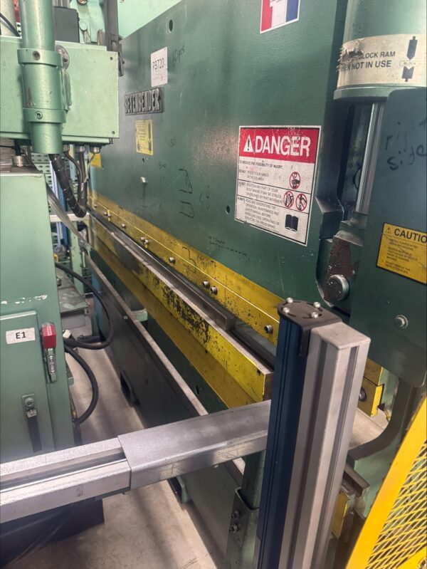 70 Ton x 8' Betenbender Press Brake, 2011 - Go to CNC Backguage, Light Curtains - Image 2