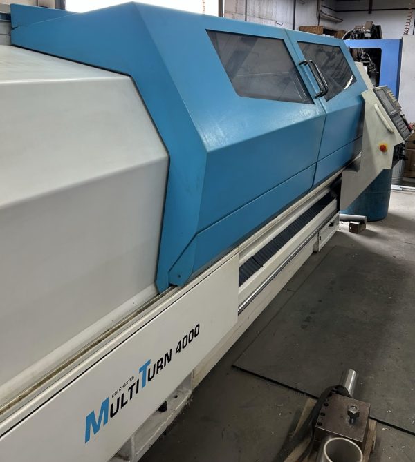Clausing Colchester Multiturn 4000 CNC Lathe, 2007 - Low Hours, Steady Rest, 16" 4-Jaw Chuck