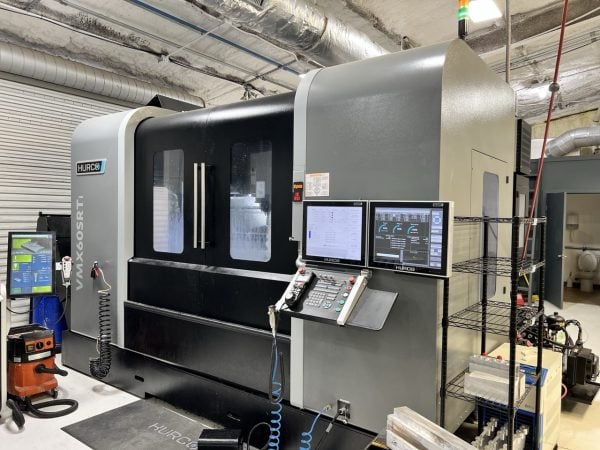 Hurco VMX60-SRTi 5 Axis VMC, 2024 - CTS, Mist Collector, Tooling, Low Hours