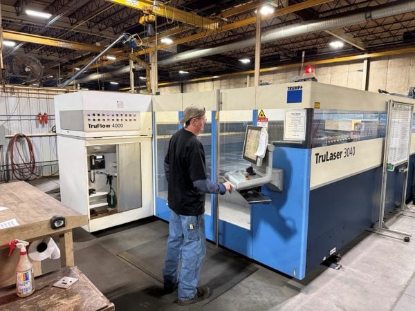 4000 Watt Trumpf Trulaser 3040 CO2 Laser, 2013 - 5' x 10' Table, Trumpf Liftmaster - Image 2