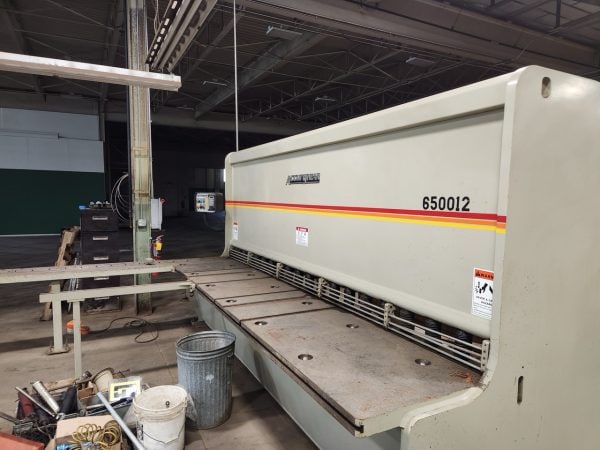 1/2” X 12’ Accurshear 650012 Hydraulic Shear, 2005 - Pre removal Pricing, Available Immediately - Image 3