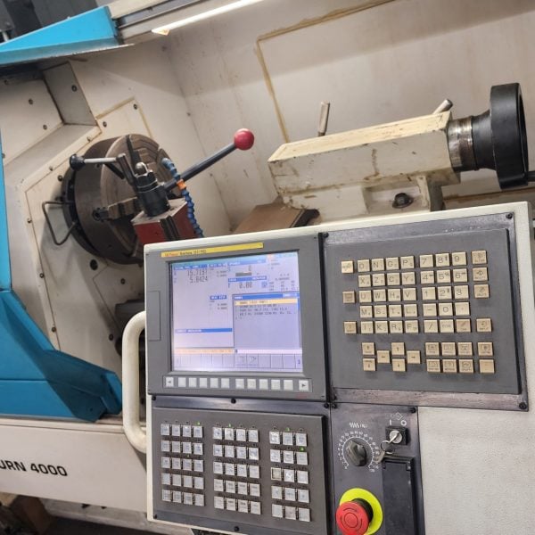 Clausing Colchester Multiturn 4000 CNC Lathe, 2007 - Low Hours, Steady Rest, 16" 4-Jaw Chuck - Image 3
