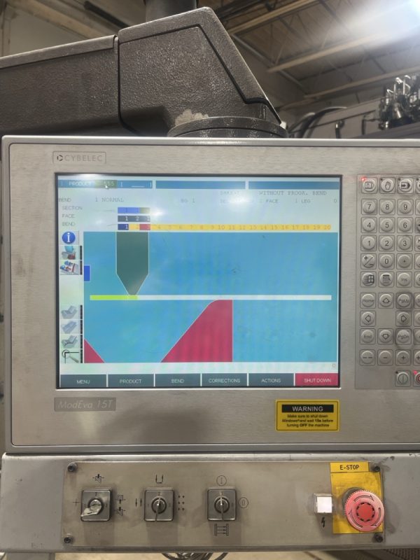 220 Ton x 13' Bystronic Beyeler PR 200 IPC CNC Hydraulic Press Brake, 2005- Upgraded Control - Image 4