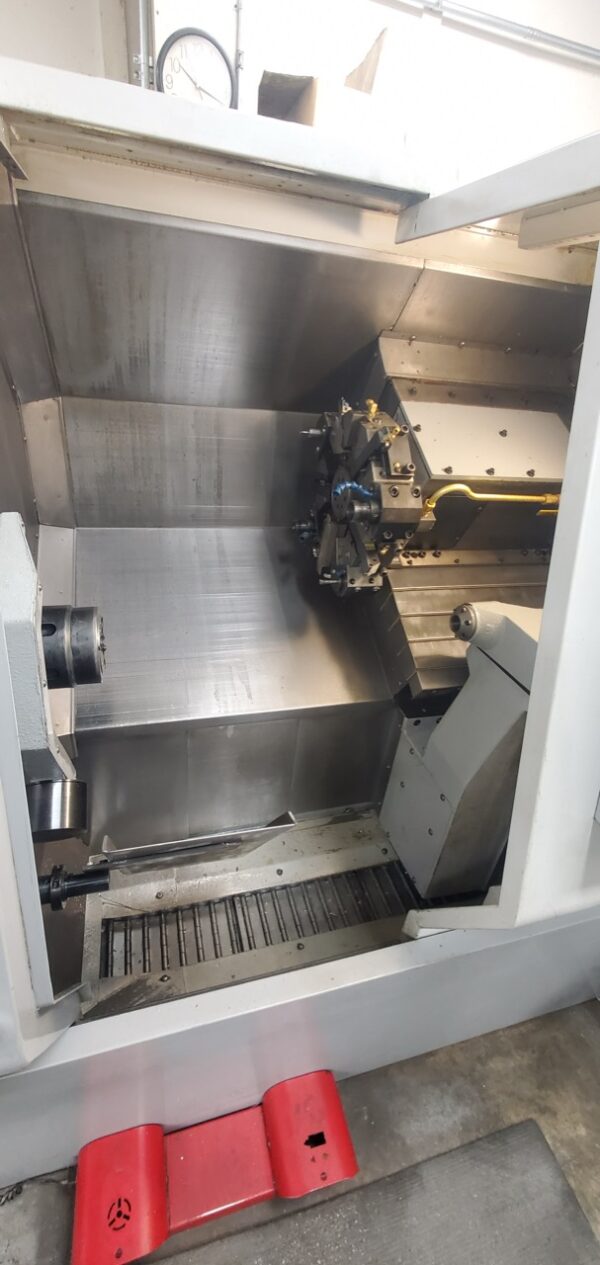 Haas SL-20T CNC Lathe, 2008 - Haas Servo Bar 300 Barfeed - Image 5