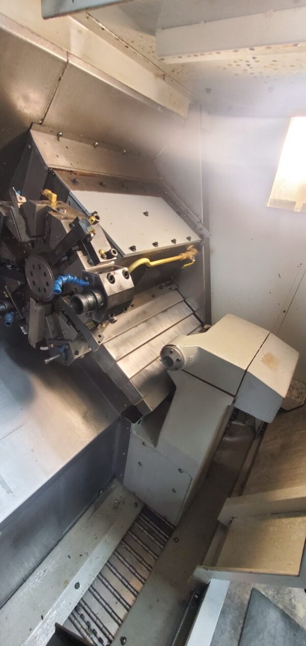 Haas SL-20T CNC Lathe, 2008 - Haas Servo Bar 300 Barfeed - Image 6