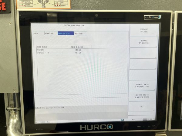 Hurco VMX60-SRTi 5 Axis VMC, 2024 - CTS, Mist Collector, Tooling, Low Hours - Image 7