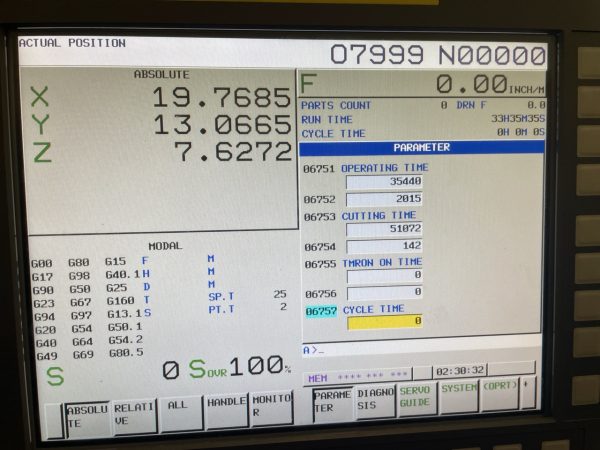 Hyundai WIA F400 VMC, 2017 - TSC, High Pressure Coolant, Rigid Tapping - Image 5