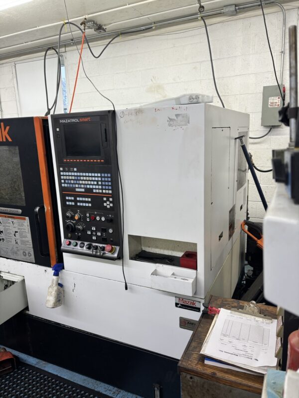Mazak QTS 200M CNC Lathe, 2012 - Bar Feeder, Live Tooling, Tailstock - Image 5
