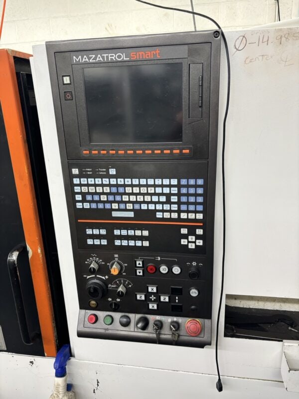 Mazak QTS 200M CNC Lathe, 2012 - Bar Feeder, Live Tooling, Tailstock - Image 6