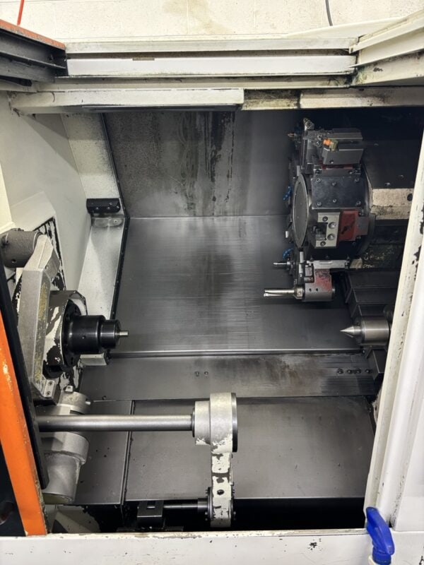 Mazak QTS 200M CNC Lathe, 2012 - Bar Feeder, Live Tooling, Tailstock - Image 7
