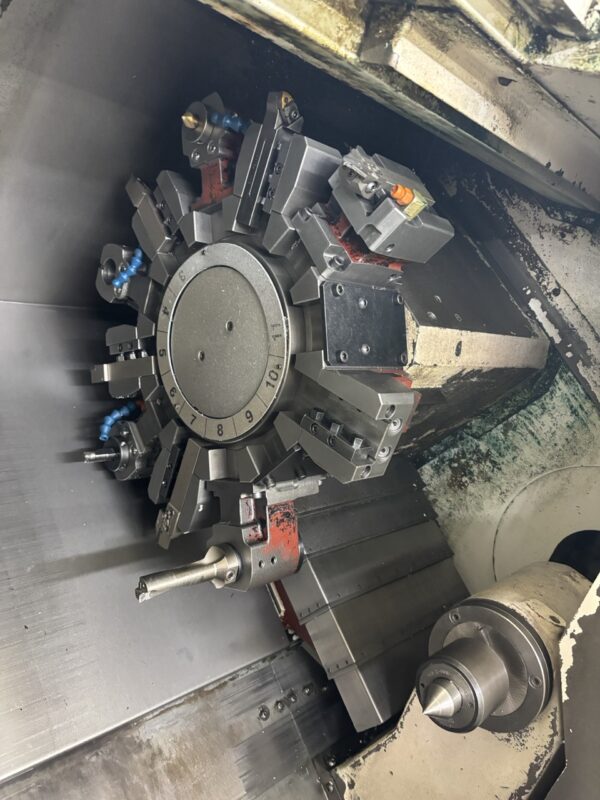 Mazak QTS 200M CNC Lathe, 2012 - Bar Feeder, Live Tooling, Tailstock - Image 12