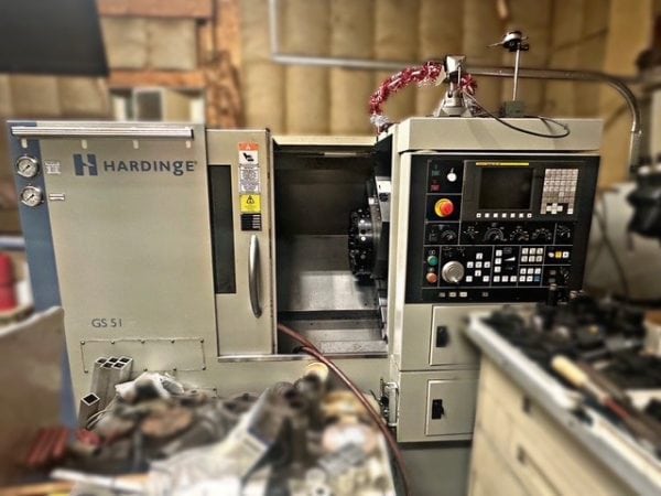 Hardinge GS-51 CNC Lathe, 2011 - C Axis, Live Tooling, Tailstock