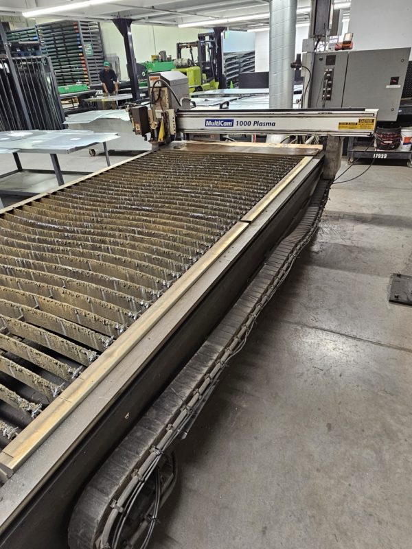 5' x 20' MultiCam 1000 CNC Plasma, 2011 - Hypertherm Powermax 65