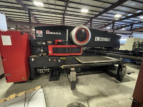 Amada EM2510NT CNC Turret Punch Press, 2004 - With AMS4020ROS Loader