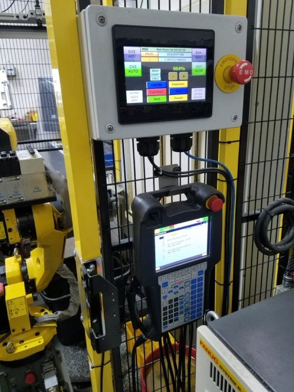 RoboFlex CS Robotic Cell, 2016 - Fanuc M-10iA/12 Robot, 8.5' Conveyor System, Fanuc iRVision - Image 3