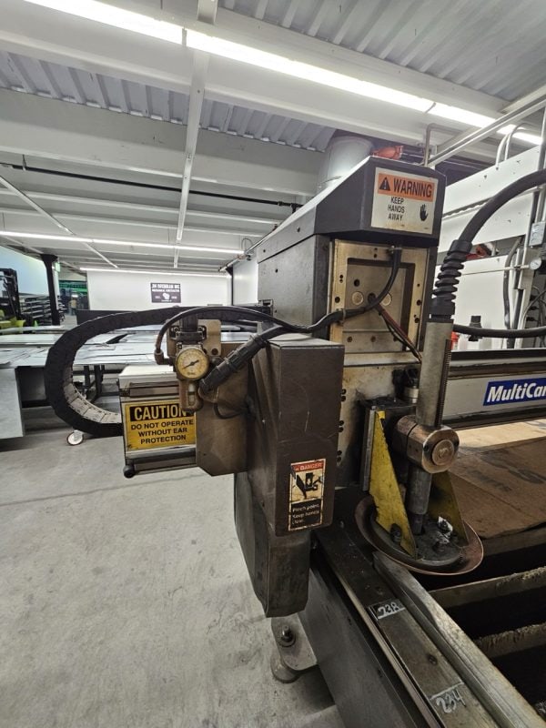 5' x 20' MultiCam 1000 CNC Plasma, 2011 - Hypertherm Powermax 65 - Image 6
