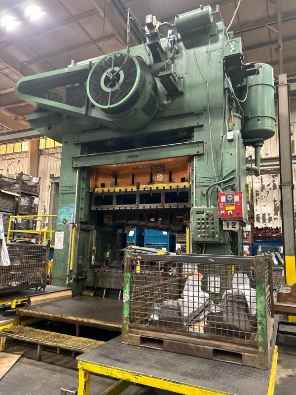 500 Ton US Industries S4-500-96-60 Hydraulic Press, 1963 - Image 5