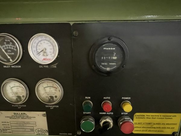 60 Hp. Sullair RSVS 20-60A Rotary Vacuum, 2012 - Image 6