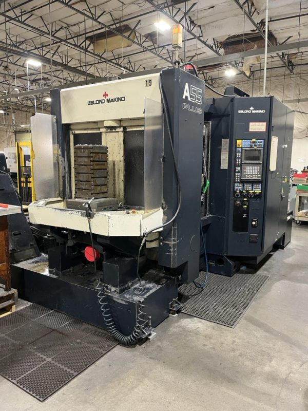 Leblond Makino A55 HMC, 1994 - Full 4th Indexing, Chip Conveyor - Image 3
