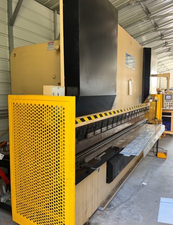 200 Ton x 13' US Industrial USHB200-13AC Hydraulic Press Brake, 2007 - Backgauge - Image 3
