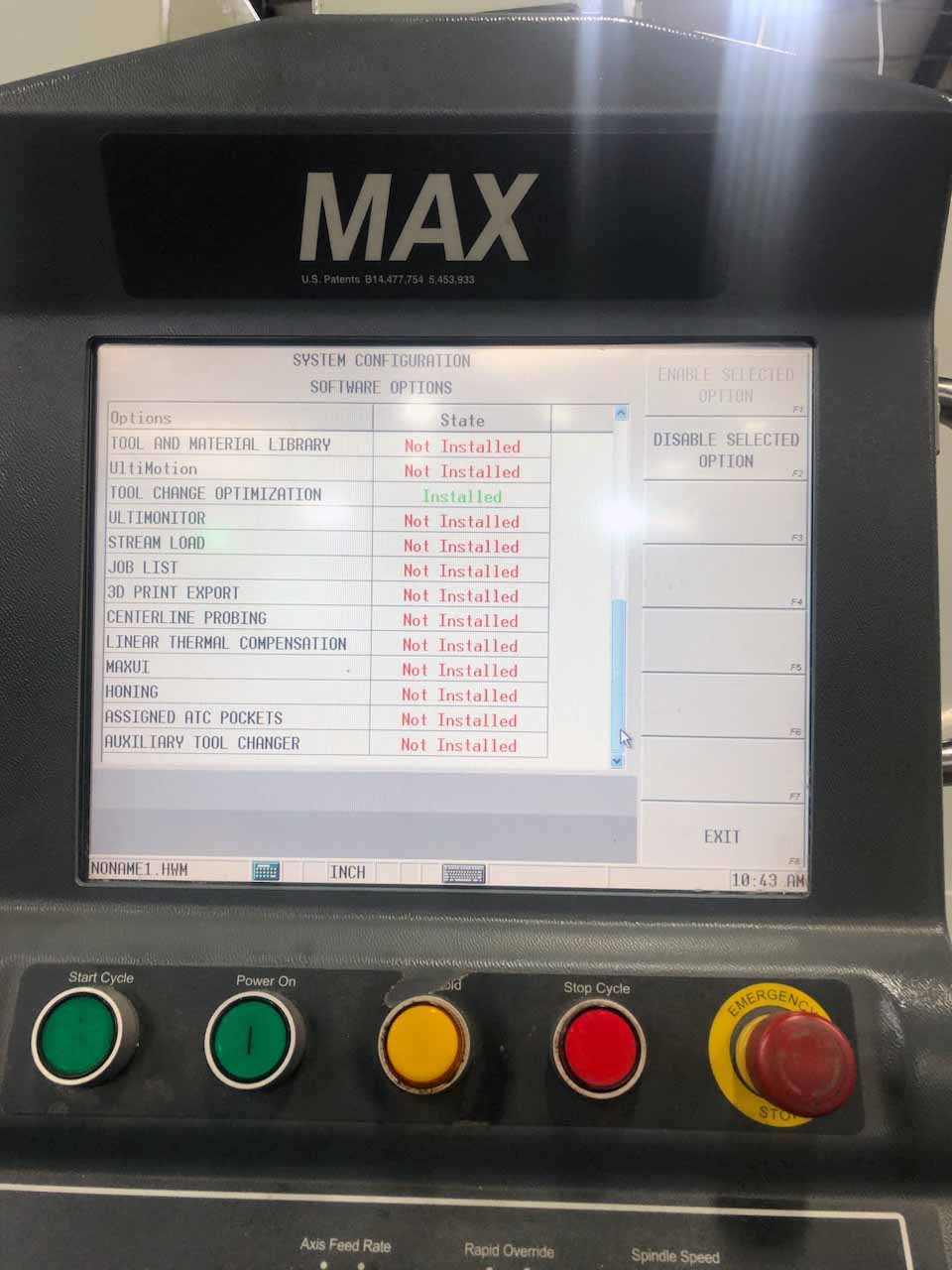 Hurco VM3 VMC, 2008 - WinMax, 4th Axis, Rigid Tap - Revelation