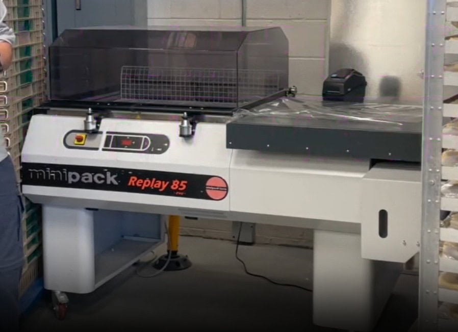 Minipack REPLAY RP85 Semi-Automatic L-Bar Sealer Shrink Wrapper with Shrink Chamber, 2021