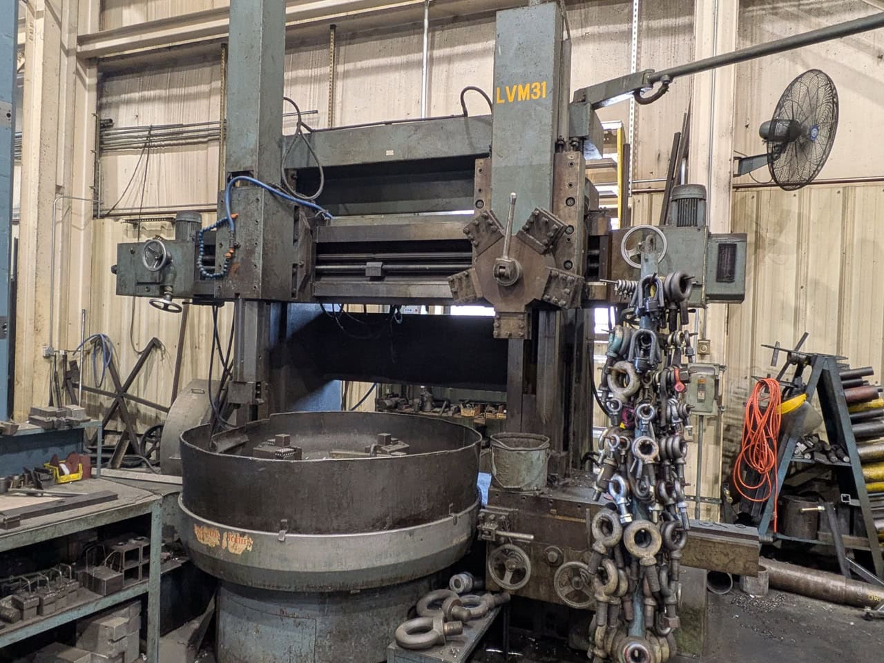 53" Summit LVM31 Vertical Turret Lathe, 1978 - Image 2
