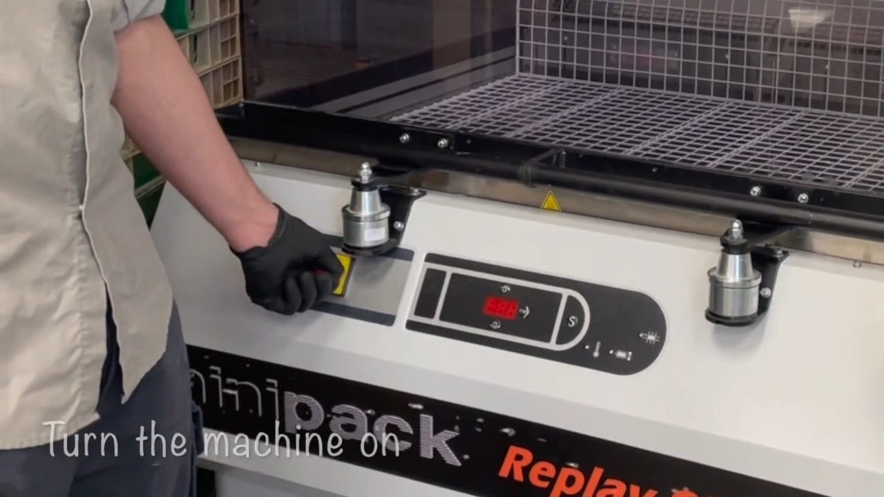 Minipack REPLAY RP85 Semi-Automatic L-Bar Sealer Shrink Wrapper with Shrink Chamber, 2021 - Image 9