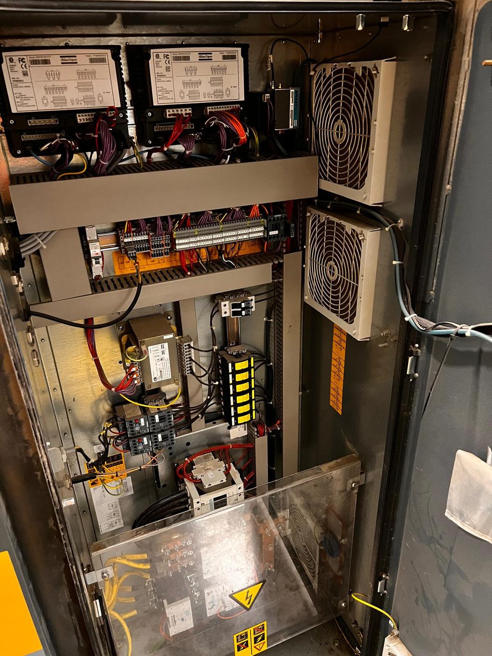 Clean-Room Ready Atlas Copco ZT75FF Rotary Screw Air Compressor – 127 PSI Oil-Free Air, Built-In Dryer, 75 HP
