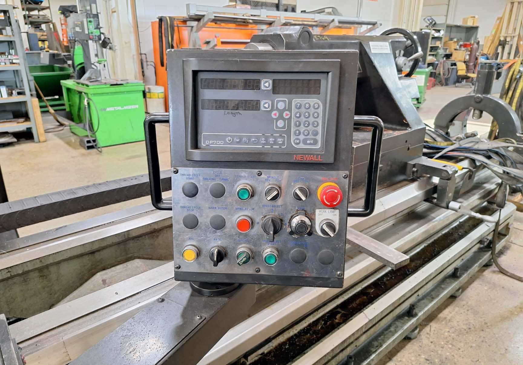 American Turnmaster Power Five 45" x 160" Engine Lathe, 2014 - 10" Bore, DRO, Steady Rests, Rear Chuck Mount - Image 8