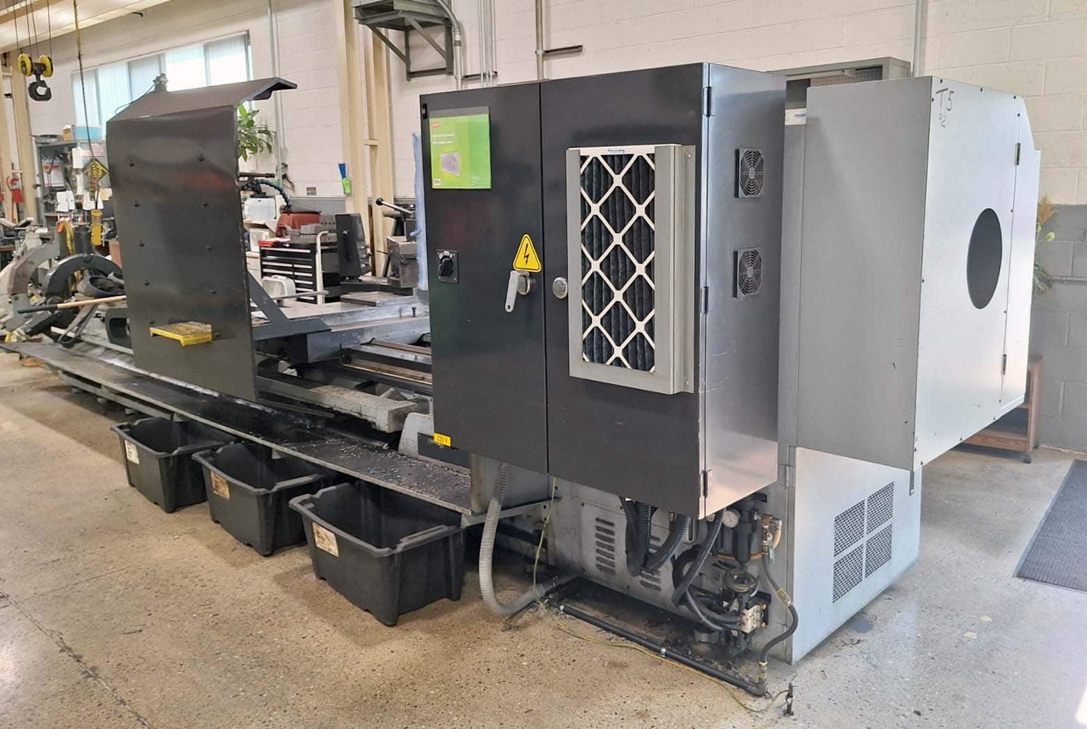 American Turnmaster Power Five 45" x 160" Engine Lathe, 2014 - 10" Bore, DRO, Steady Rests, Rear Chuck Mount - Image 13