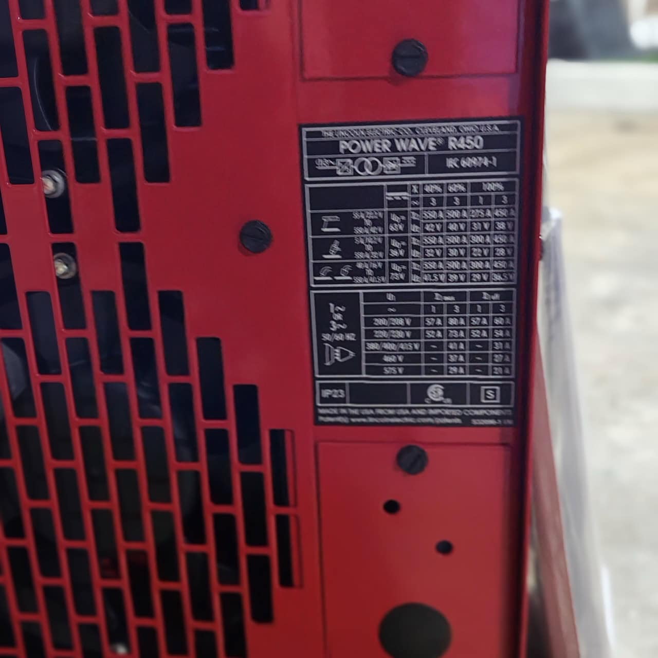 Lincoln Electric Power Wave R450 Welding Power Supply, 2024 - Never ...