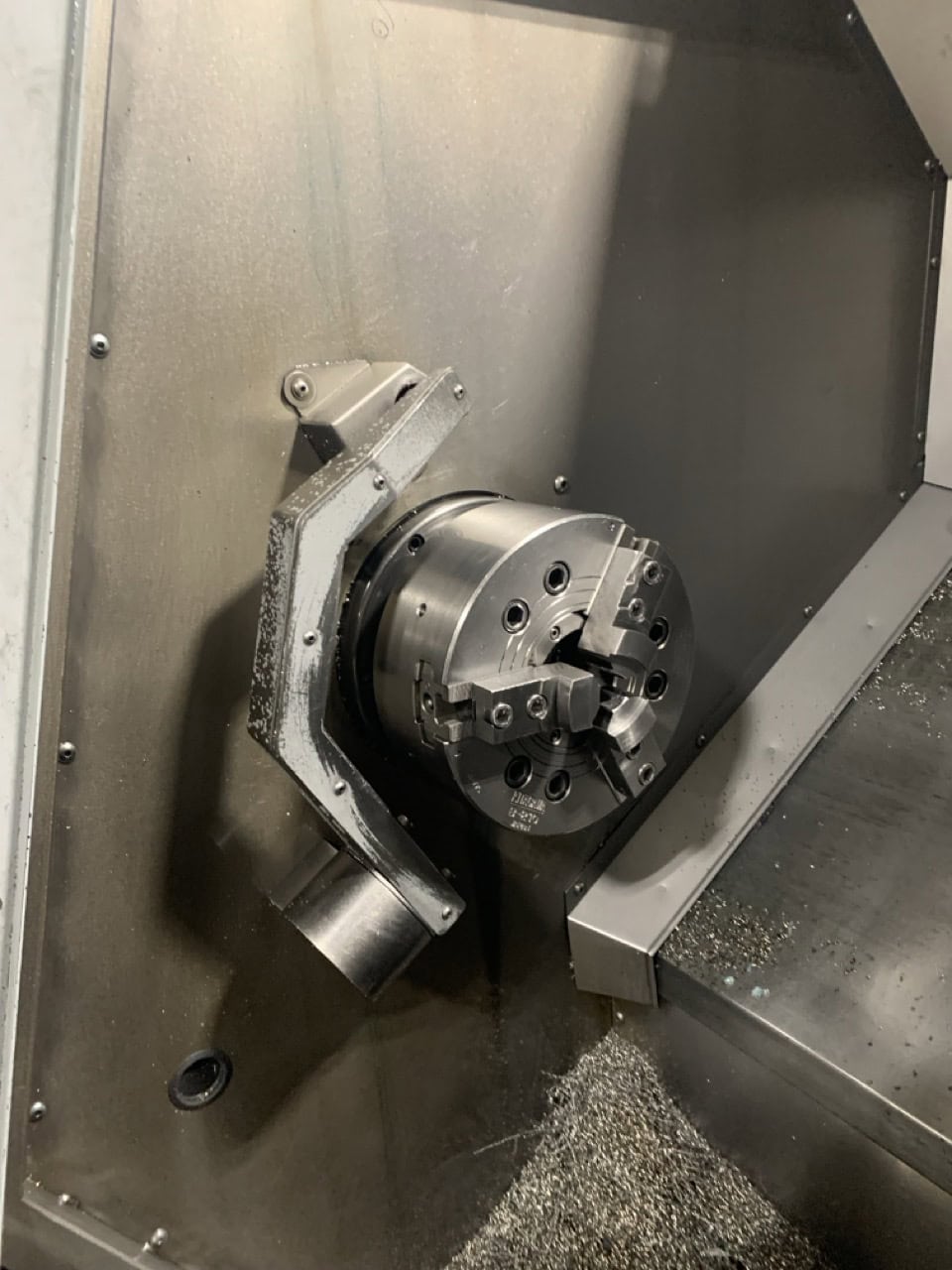 Haas SL-30T CNC Lathe, 2005 - Tailstock, Spindle Orientation, Chip Auger - Image 9