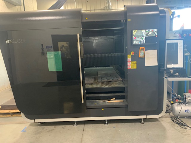 8000 Watt Boss FC6012 EXT Plus Fiber Laser, 2024 - 5' x 10', Chiller