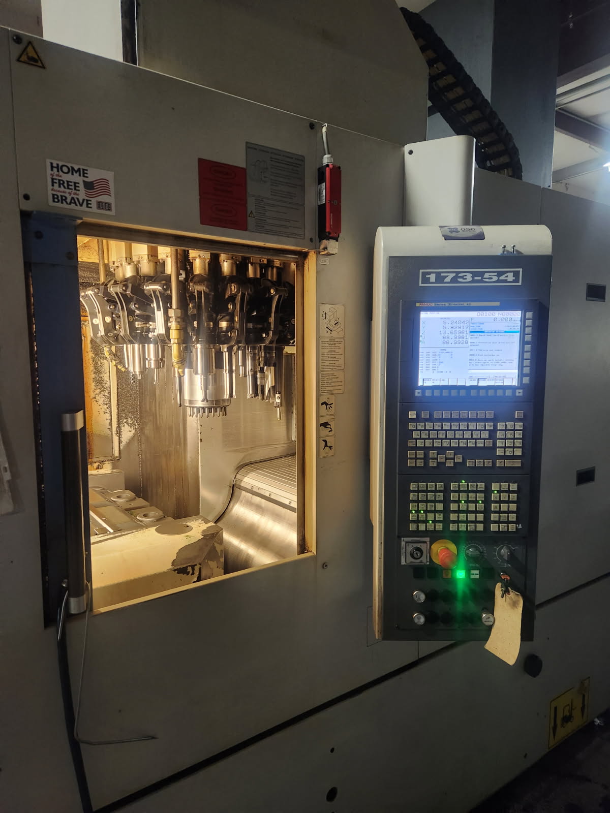 Chiron FZ 15 W High-Speed 5-Axis Vertical Machining Center, 2012 - Rigid Tap, High Pressure Coolant - Image 2