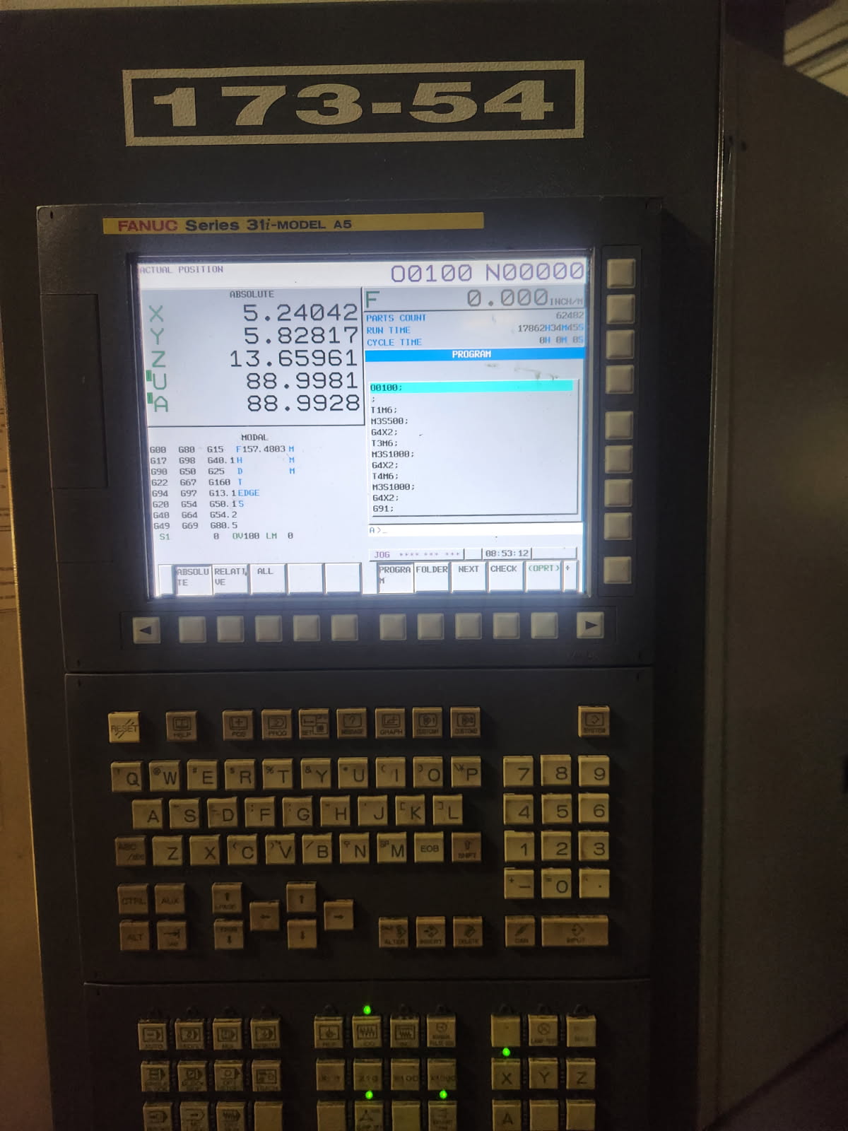 Chiron FZ 15 W High-Speed 5-Axis Vertical Machining Center, 2012 - Rigid Tap, High Pressure Coolant - Image 3