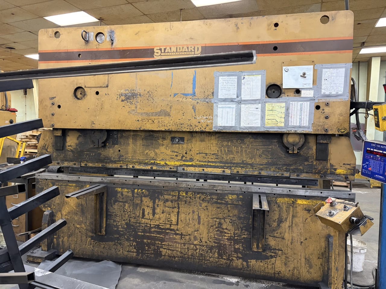 200 Ton x 12' Standard AB200-12 CNC Press Brake, 2003 - Updated Control, Tooling Included