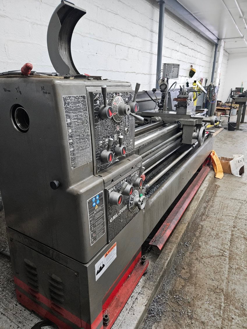20" x 80" GMC GML2080 Gap-Bed Metal Lathe, 2021 - Image 2