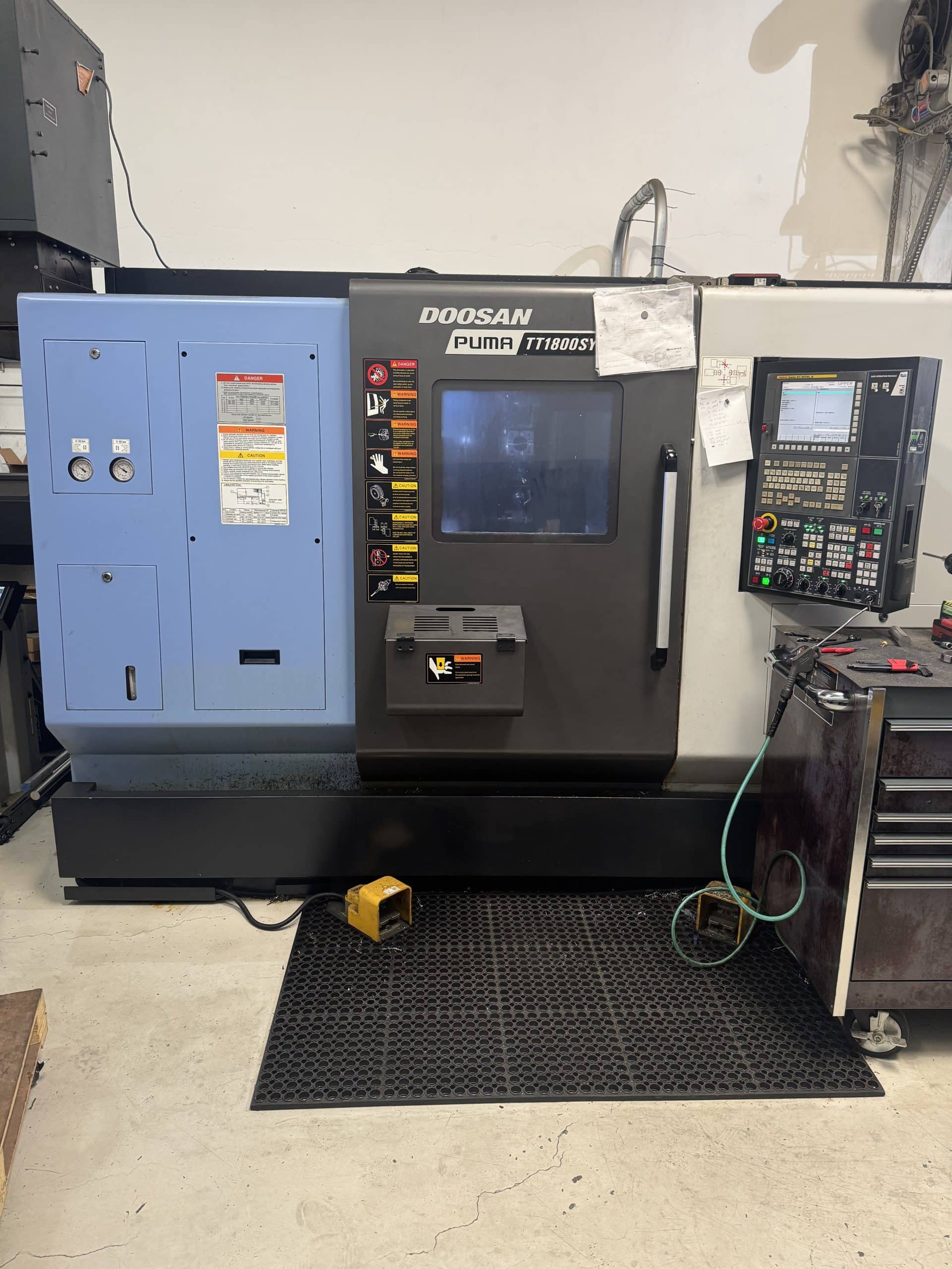 Doosan Puma TT1800SY Multi Axis CNC Lathe, 2016 - Bar Feeder, Sub