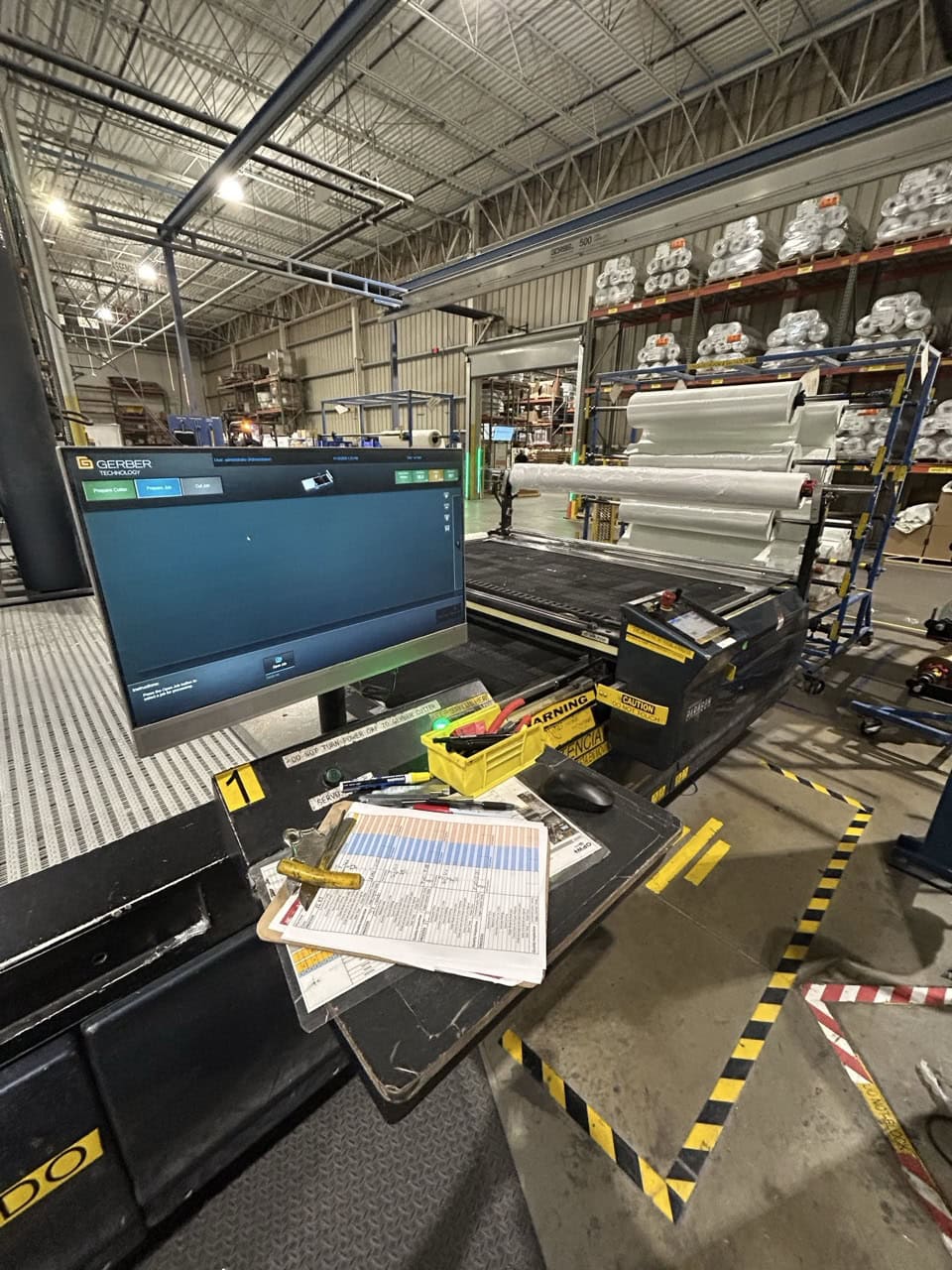 Gerber Paragon LX Knife Cutting Machine, 2014 - Image 2