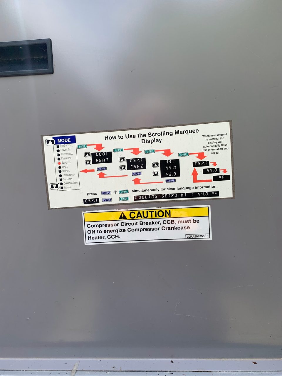 Carrier 30RAN045 Air-Cooled Chiller, 2009